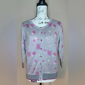 Black Rivet Cardigan